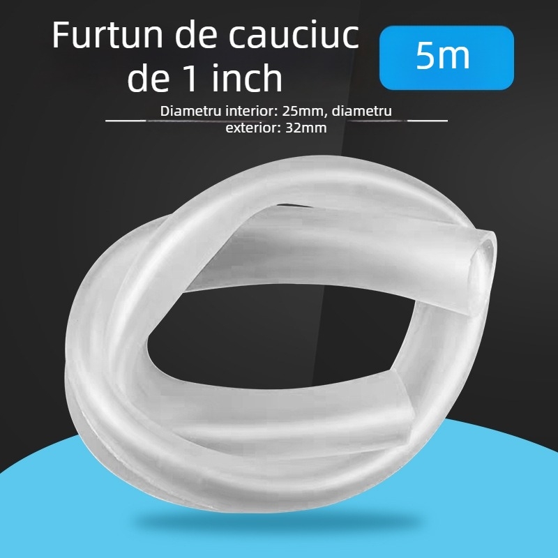 Johnson Aquarium Conductă din tendoane de vită pentru schimbul de apă în acvariu, furtun transparent pentru pompă submersibilă și aerare, 1 kg