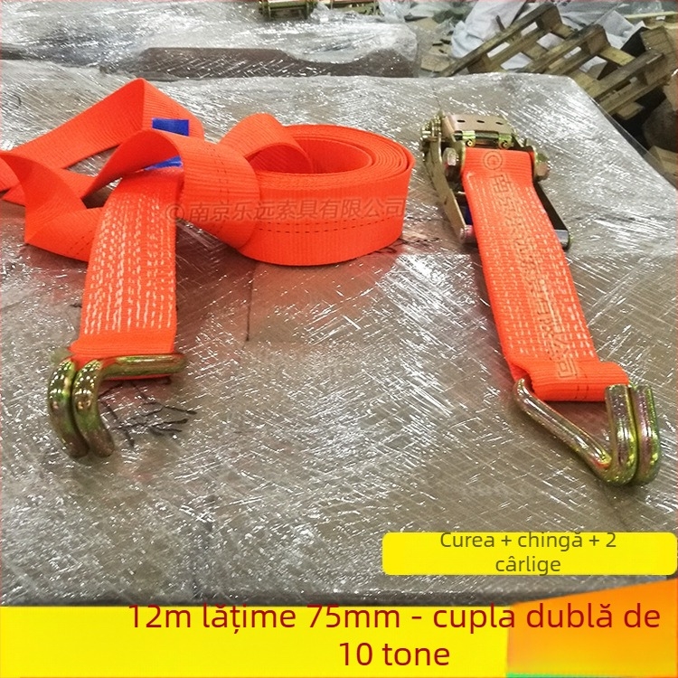 Întinzător pentru legarea mărfurilor – Model LVTDR-HH; Material: poliester de înaltă rezistență; Aplicație: legare și consolidare a mărfurilor