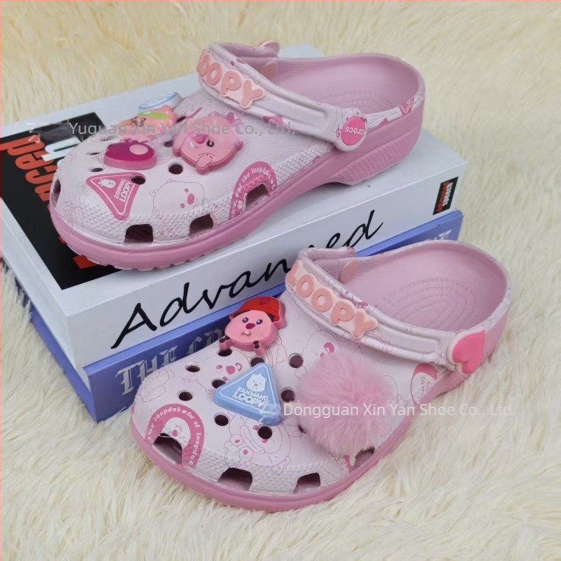 Pantofi copii cu găuri – EVA partea superioară și talpă EVA, antiderapant, respirabili, ușori, talpa 1–2 cm, vârf rotund, seria Monster Power-Big Eye