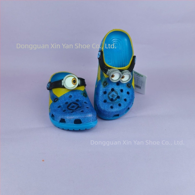 Pantofi copii cu găuri – EVA partea superioară și talpă EVA, antiderapant, respirabili, ușori, talpa 1–2 cm, vârf rotund, seria Monster Power-Big Eye