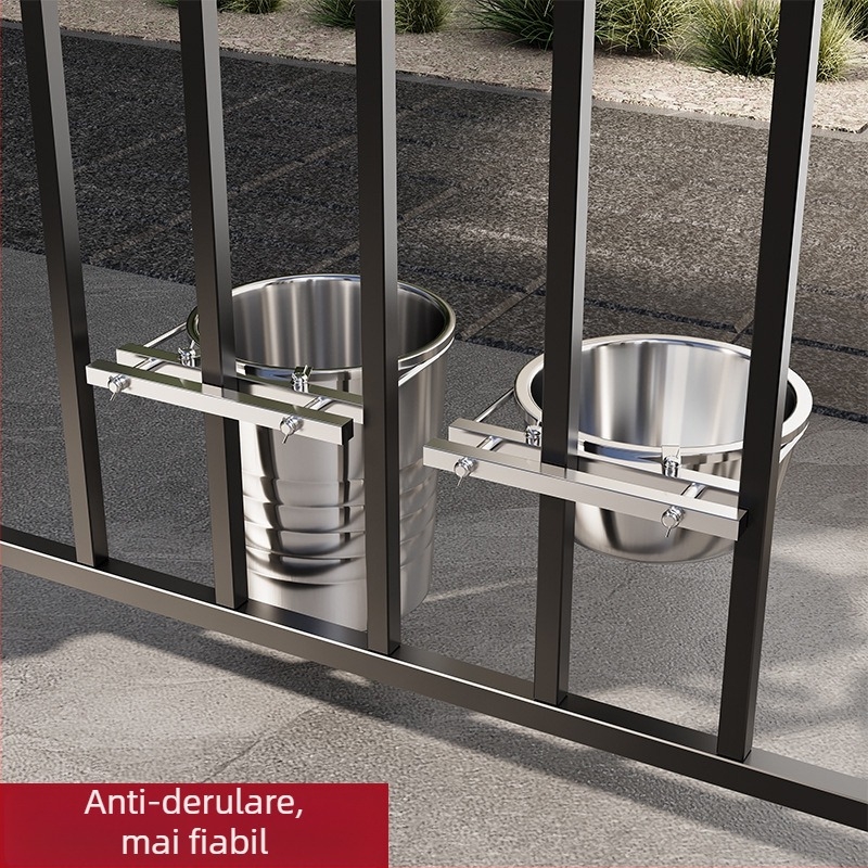 Vas suspendat pentru câini din oțel inoxidabil, cu alimentare automată – Yichen