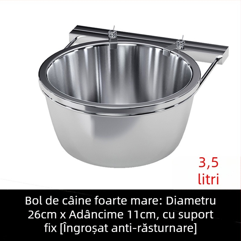 Vas suspendat pentru câini din oțel inoxidabil, cu alimentare automată – Yichen