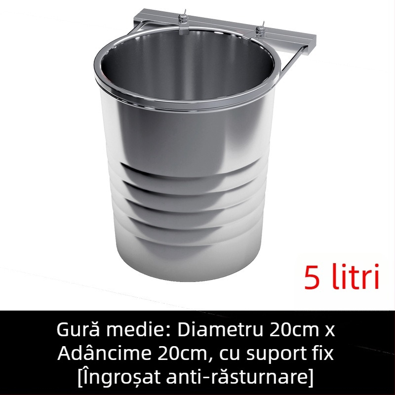 Vas suspendat pentru câini din oțel inoxidabil, cu alimentare automată – Yichen
