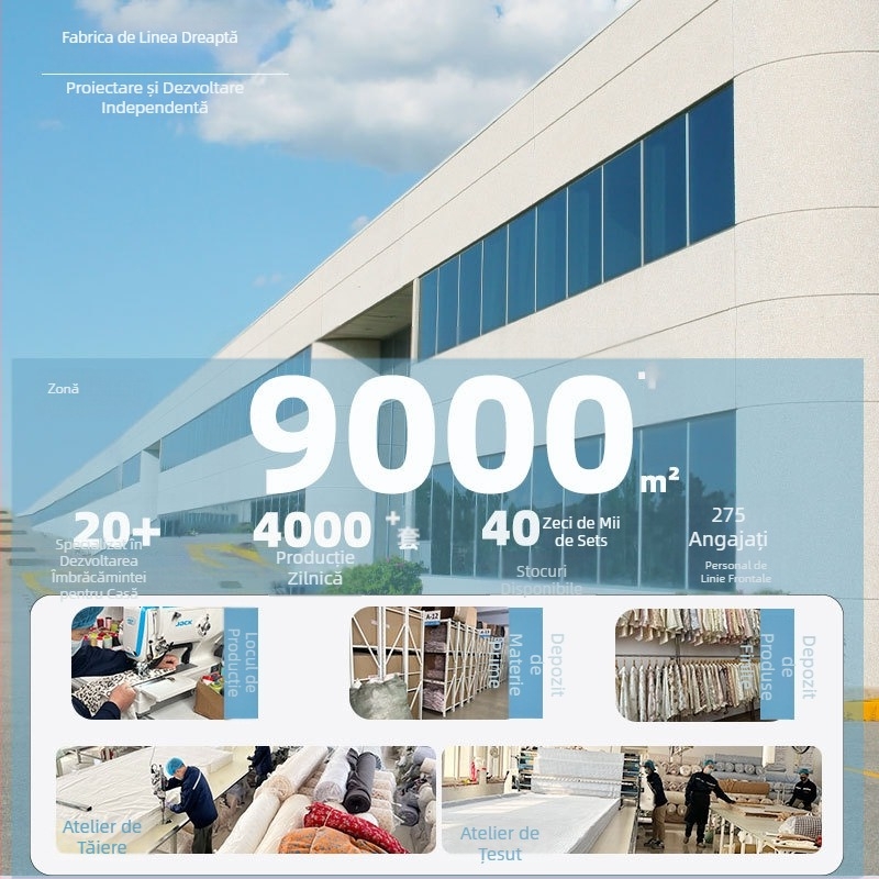 Pijamale pentru femei din bumbac 100%, set în stil simplu casual, țesătură subțire, mâneci lungi, pantaloni lungi