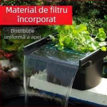 Ieșire pentru fântână de iaz cu cascadă — control programabil; pulverizare combinată; ABS plastic; greutate 3 kg