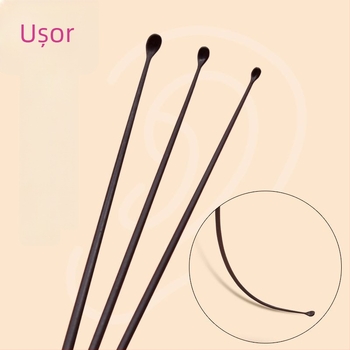 Instrument pentru curățarea urechilor cu linguriță din plastic, luminează în întuneric, mâner din plastic, design moale și elastic, curățare fără durere a canalului auditiv, model 98AjE0j+dAEYnMP/3UOMNdIEKCE=