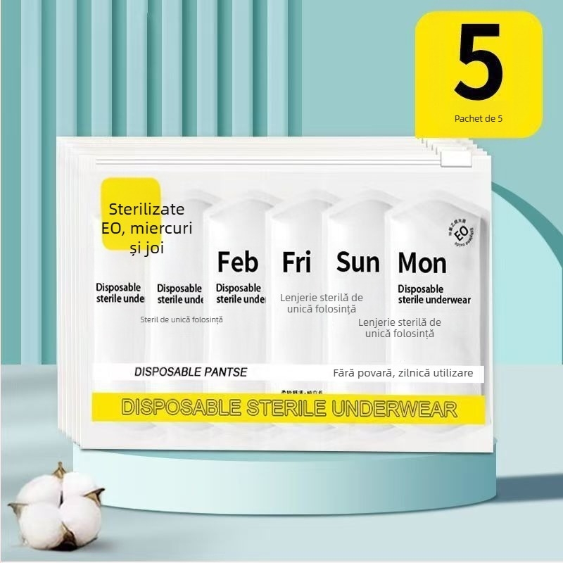 Chiloți de unică folosință pentru femei, maternitate, după naștere, 100% bumbac, fără spălare, portabili pentru călătorii