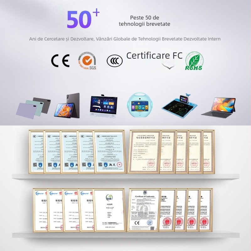 Tableta Android de 10,1 inci, model 2025, industrială, ecran IPS, procesor MTK octa-core, 32 GB stocare, 4G, GPS, Bluetooth, senzor de gravitație, busolă