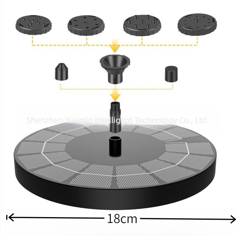 Fântână de divertisment pentru exterior, cu jeturi în model, fără marcă