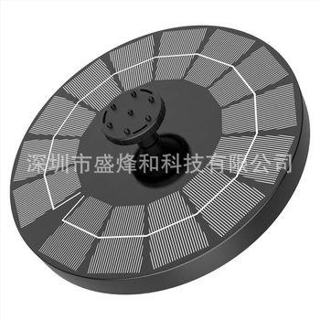 Fântână solară de exterior, 2,5 W, plutitoare pentru baie de păsări, cu jet de tip model, pentru piscine, grădini și curți