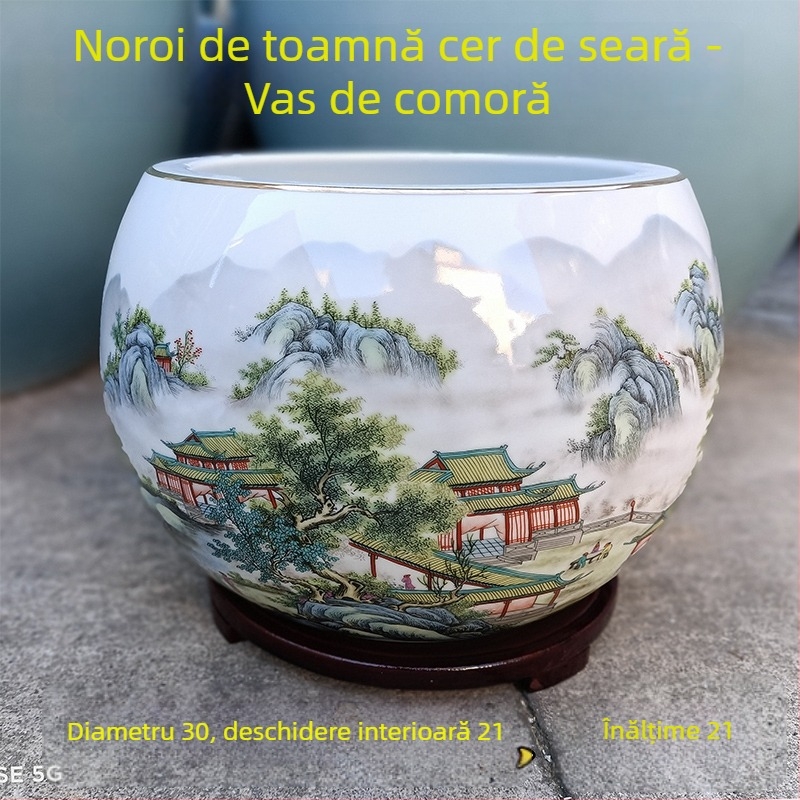 Cornucopie ornament pentru sufragerie și intrare, acvariu și ghivece hidroponice, decor Feng Shui noroc; Material: plastic, rășină; Categorie: Altă; Stil: Altul