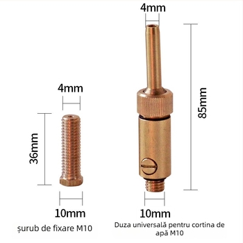 Duza pentru perdea de apă - oțel inoxidabil; pentru fântâni; Huankang