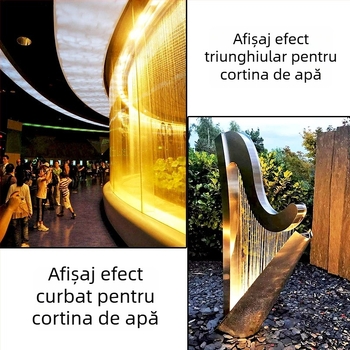 Duza pentru perdea de apă - oțel inoxidabil; pentru fântâni; Huankang