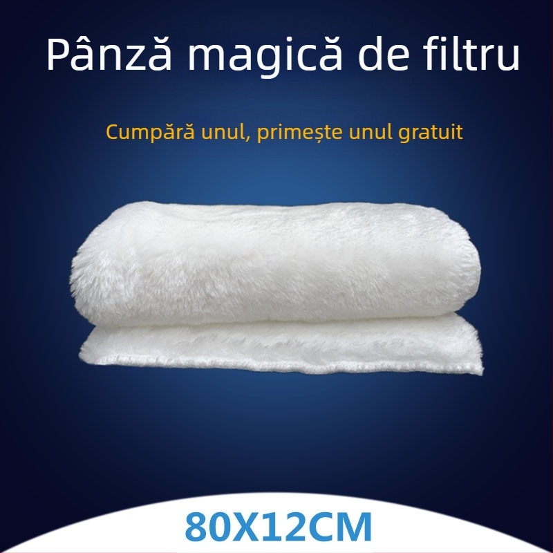 Covor filtrant pentru acvariu Duo Fish — material filtrant, separare uscat/umed