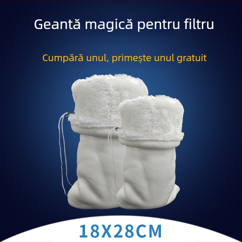 Covor filtrant pentru acvariu Duo Fish — material filtrant, separare uscat/umed