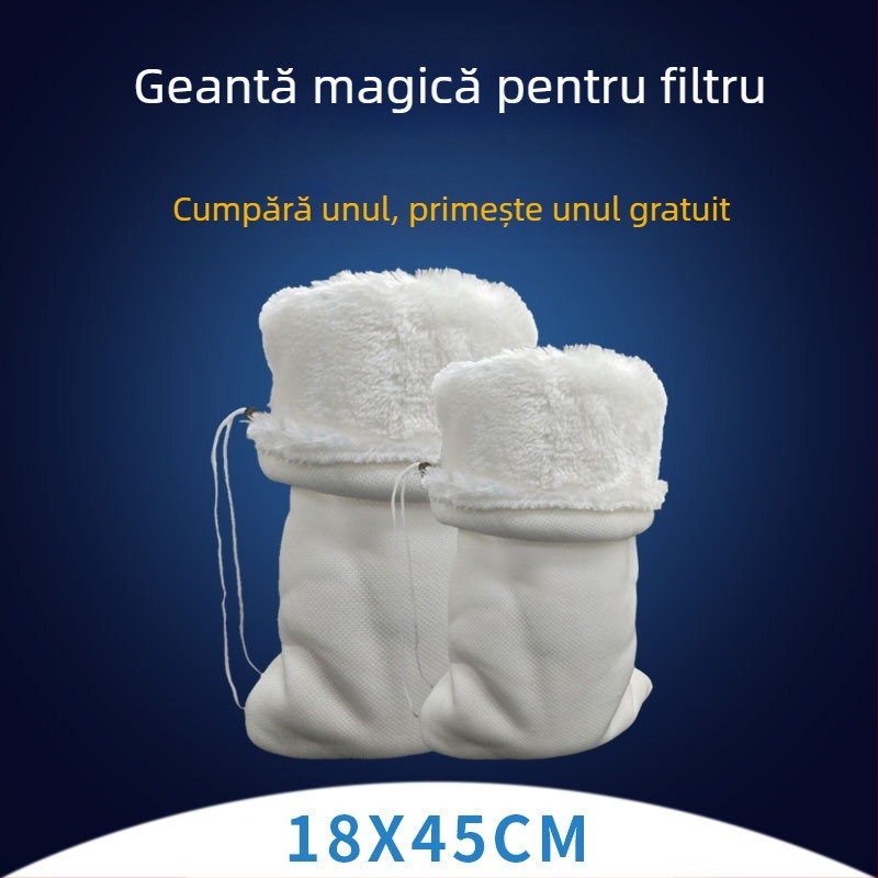 Covor filtrant pentru acvariu Duo Fish — material filtrant, separare uscat/umed