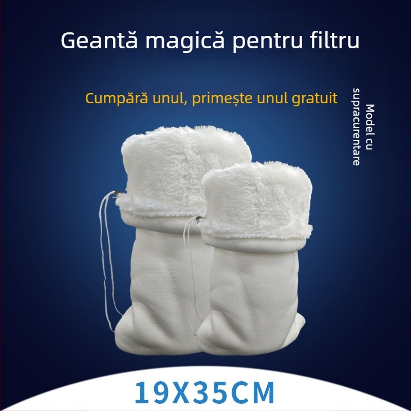 Covor filtrant pentru acvariu Duo Fish — material filtrant, separare uscat/umed