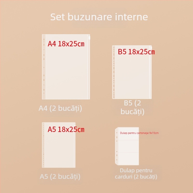 Organizator de documente din PVC de la Lukai – impermeabil și anti-praf, pentru documente importante: certificat de naștere, act de proprietate, registru de gospodărie