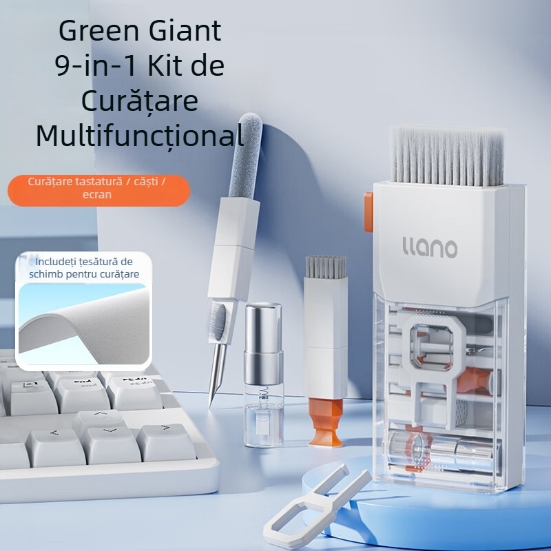Kit Hulk de curățare cu pastă moale pentru tastatură, ecran de laptop, telefon și headset – set cu accesorii