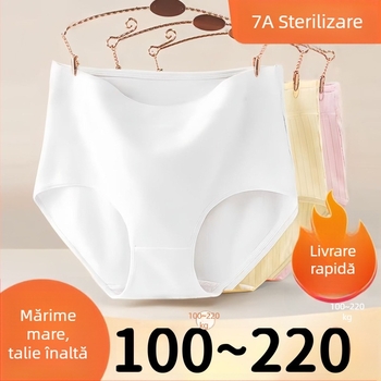 Chiloți de unică folosință pentru femei, talie înaltă, după naștere, 90–95% bumbac, căptușeală din bumbac
