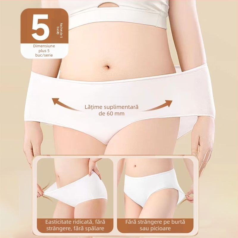 Chiloți de unică folosință pentru femei, talie înaltă, după naștere, 90–95% bumbac, căptușeală din bumbac