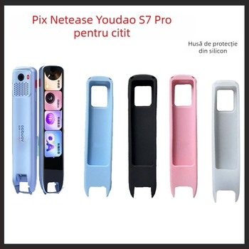 Protecție din silicon pentru stiloul S7Pro de citire – anti-cadere, stil din piele luxoasă, finisaj electroplating, personalizabil