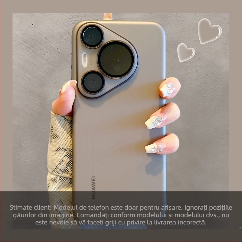 Husă Huawei Pura90Pro, ultra-subțire, magnetică, finisaj mat satinat, cu protecție încorporată pentru obiectiv, pentru Mate80Pro