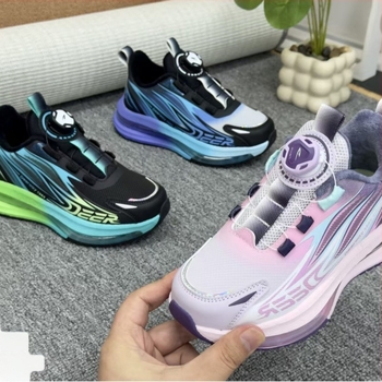 Delhui Pantofi de iarnă pentru copii, pernă de aer, închidere Velcro, unisex, 2025