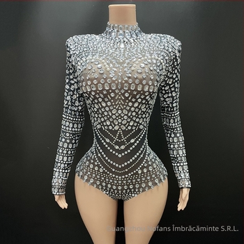 Costum de scenă pentru reprezentație – stil sexy, design street-hipster; Primăvara 2025, Spandex >95%, NOVANCE