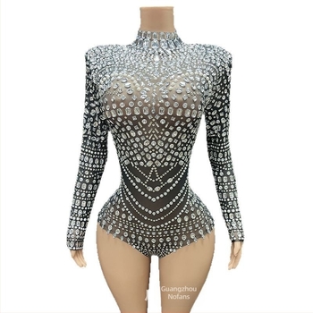 Costum de scenă pentru reprezentație – stil sexy, design street-hipster; Primăvara 2025, Spandex >95%, NOVANCE