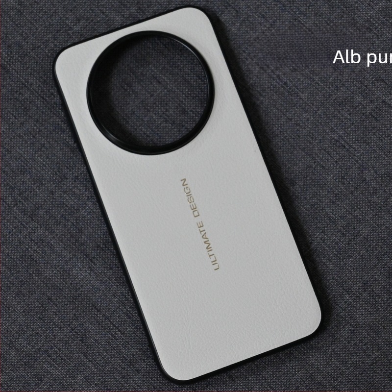 Carcasă de protecție Huawei Mate80 cu logo auriu, piele simplă, protecție a obiectivului, anti-cădere