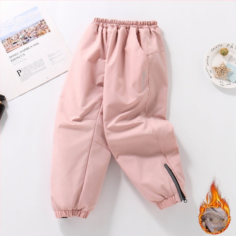 Pantaloni softshell cu fleece, croială largă, iarnă, 100% poliester, uscare rapidă, pentru fete 13–16 ani