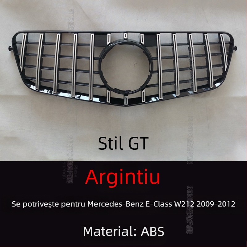 Grila GT Starry Sky pentru Mercedes-Benz E-Class W212, plastic ABS, montaj la bara, 2009–2015