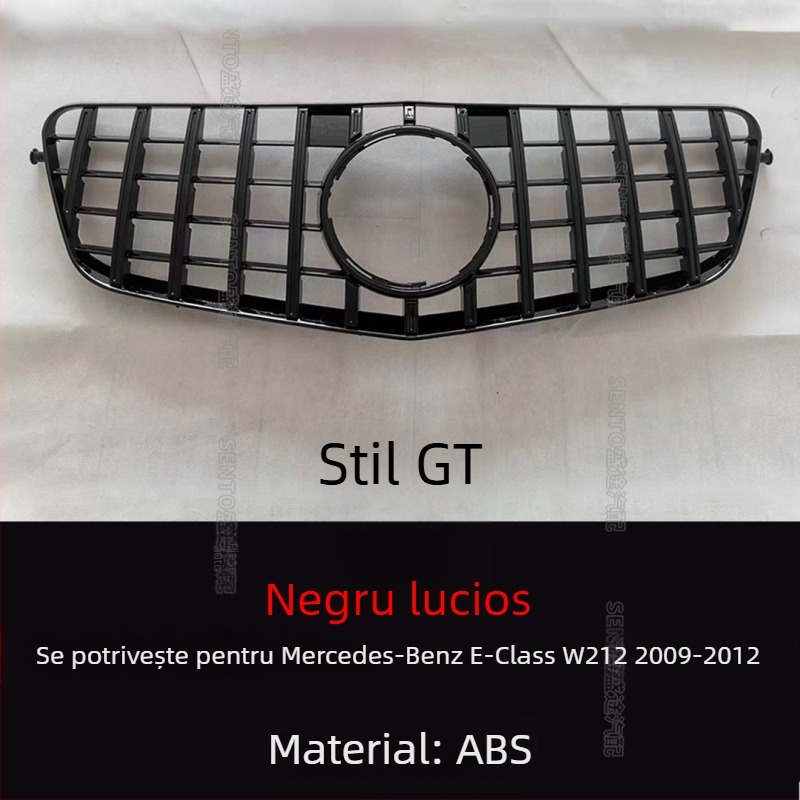 Grila GT Starry Sky pentru Mercedes-Benz E-Class W212, plastic ABS, montaj la bara, 2009–2015