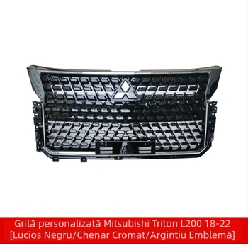Cadru din plasă de admisie a aerului frontal pentru bara Mitsubishi Triton L200 2018-2022, ABS
