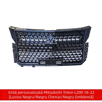 Cadru din plasă de admisie a aerului frontal pentru bara Mitsubishi Triton L200 2018-2022, ABS