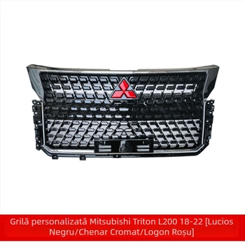 Cadru din plasă de admisie a aerului frontal pentru bara Mitsubishi Triton L200 2018-2022, ABS