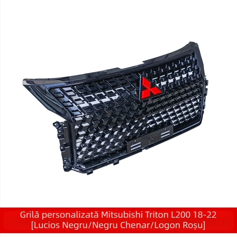 Cadru din plasă de admisie a aerului frontal pentru bara Mitsubishi Triton L200 2018-2022, ABS