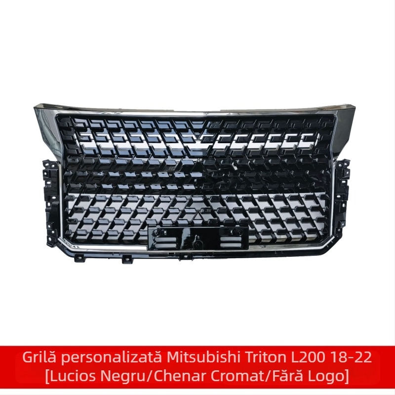 Cadru din plasă de admisie a aerului frontal pentru bara Mitsubishi Triton L200 2018-2022, ABS
