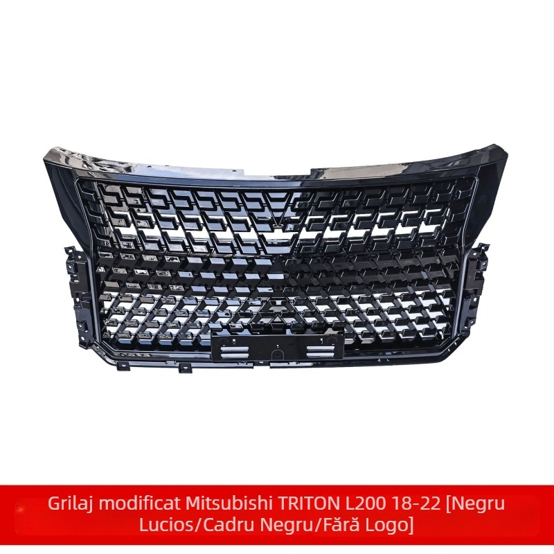 Cadru din plasă de admisie a aerului frontal pentru bara Mitsubishi Triton L200 2018-2022, ABS