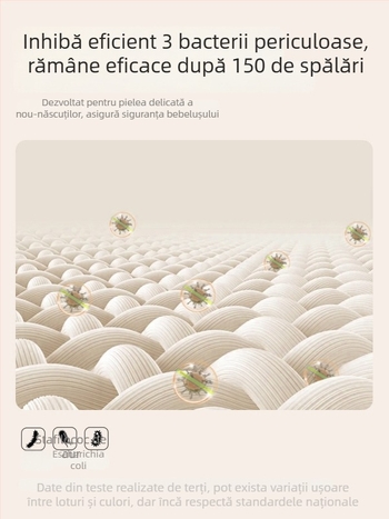 Prosoape pătrate pentru bebeluși - față și baie, Meijia bell, 70% viscoză, 30% bumbac, absorbant, unisex, potrivită pentru nou-născuți până la 6 ani