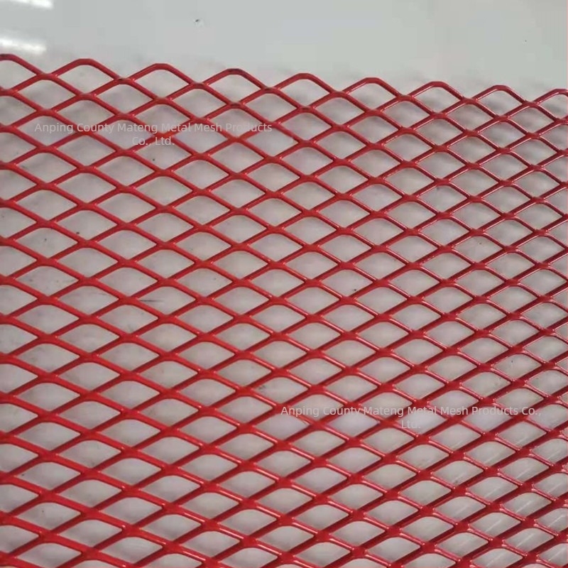 Grilă auto universală din aluminiu pentru grila centrală a radiatorului, model găuri 3x6