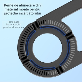 Cahezo suport de încărcare Apple Watch, montat pe perete, bază adezivă fără găuri, suport de încărcare reglabil