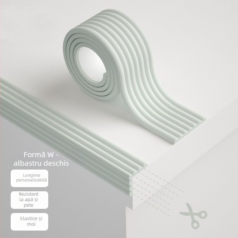 Protecție colț masă pentru copii — fără adeziv, sigur pentru bebeluți, margine moale a mesei și a pereților