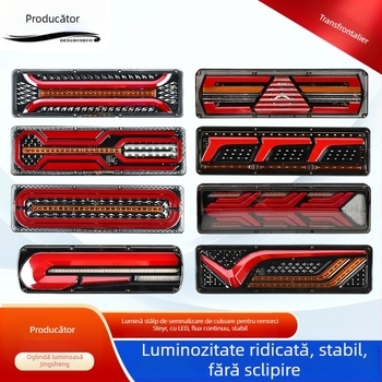 LED lumina spate Steyr light guide tail light | Sursă LED; Carcasă din plastic; Pentru mașini, furgonete și camioane; Durata de viață 50000h