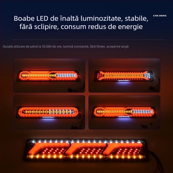 LED lumina spate Steyr light guide tail light | Sursă LED; Carcasă din plastic; Pentru mașini, furgonete și camioane; Durata de viață 50000h