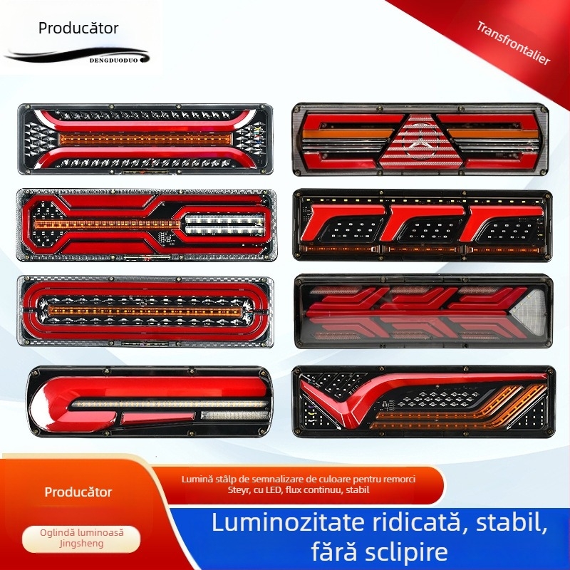  LED lumina spate Steyr light guide tail light | Sursă LED; Carcasă din plastic; Pentru mașini, furgonete și camioane; Durata de viață 50000h