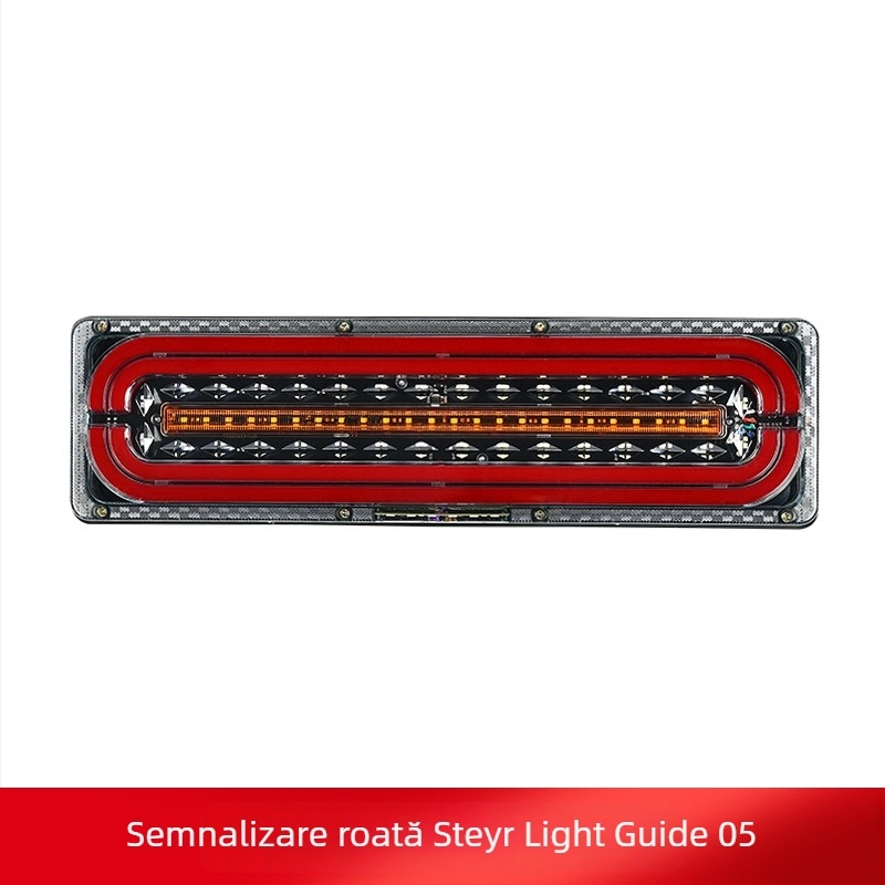 LED lumina spate Steyr light guide tail light | Sursă LED; Carcasă din plastic; Pentru mașini, furgonete și camioane; Durata de viață 50000h