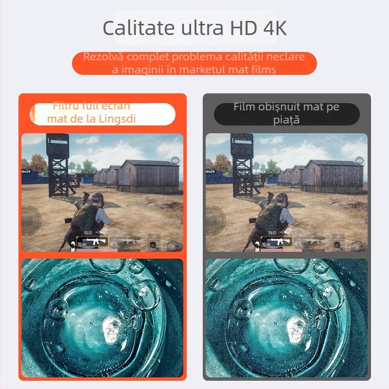 Jamie folie din sticlă temperată pentru ecranul frontal iPhone 7 – Finisaj mat, Claritate HD, Anti-amprente, Auto-reparare