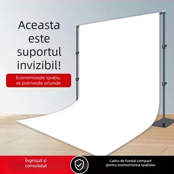 Suport fundal pentru studio, cadru plat, metal, Autonomy, destinat fotografierii hainelor